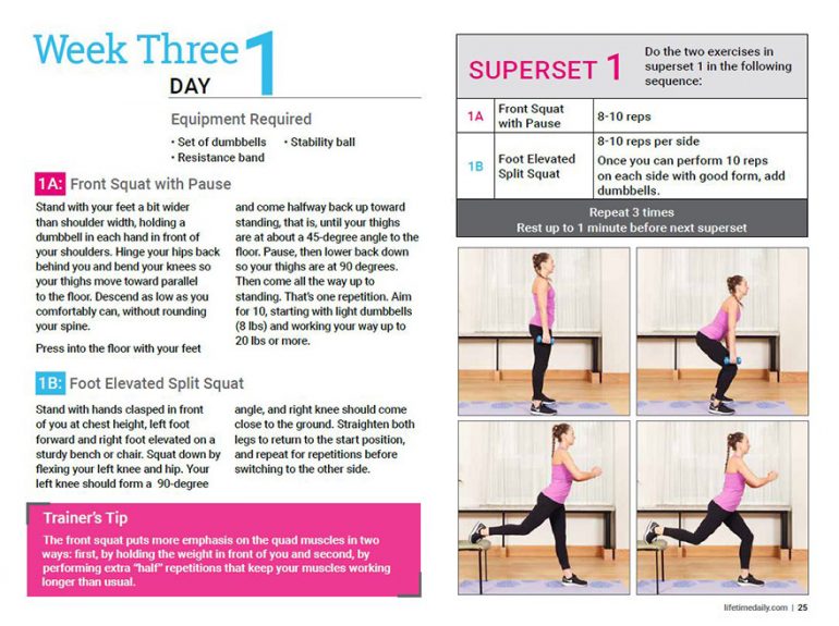 4-Week Strength Training Program - Lifetime Daily